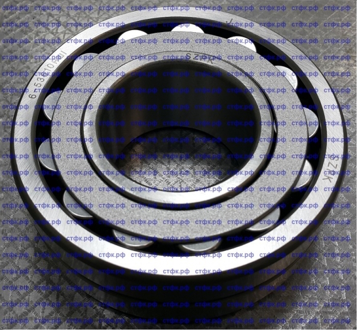 Подшипник роликовый радиальный сферический двухядерный с симметрическими роликами 53610Н (аналог: 6-53610ш1)